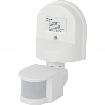 Датчик движения ЭРА MD 04 настенный 1200Вт IP-44 12м Датчик движения ЭРА MD 04 настенный 1200Вт IP-44 12м