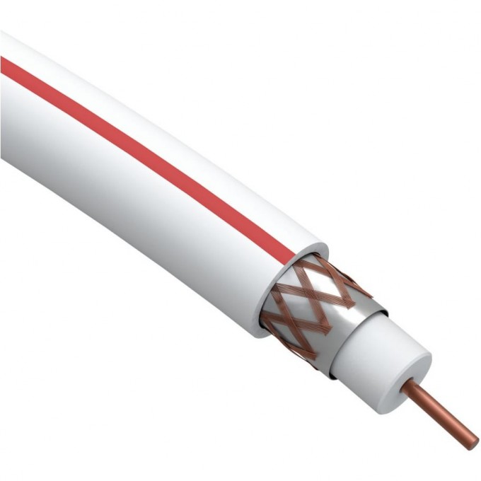 Кабель коаксиальный ЭРА SAT 50 М, 75 Ом, Cu/(оплётка Cu 75%), PVC, цвет белый, бухта 100 м B0044617 Кабель коаксиальный ЭРА SAT 50 М, 75 Ом, Cu/(оплётка Cu 75%), PVC, цвет белый, бухта 100 м B0044617