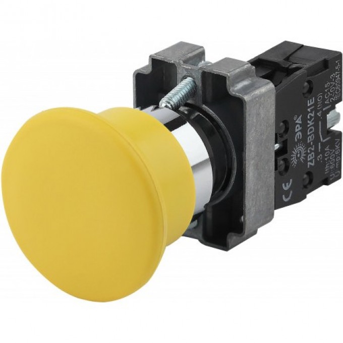 Кнопка ЭРА LAY5-BC51 "ГРИБОК" 1з без подсветки BBG70-BC-K05E желт. Б0045644 B0045644 Кнопка ЭРА LAY5-BC51 "ГРИБОК" 1з без подсветки BBG70-BC-K05E желт. Б0045644 B0045644