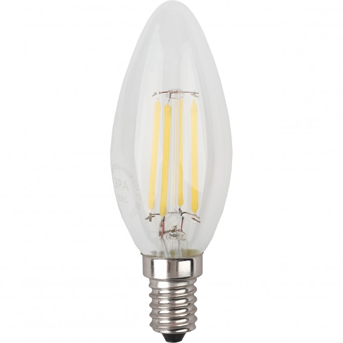 Лампочка светодиодная ЭРА F-LED B35-9w-827-E14 Е14 / Е14 9Вт филамент свеча теплый белый свет B0046991 Лампочка светодиодная ЭРА F-LED B35-9w-827-E14 Е14 / Е14 9Вт филамент свеча теплый белый свет B0046991