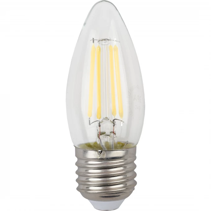 Лампочка светодиодная ЭРА F-LED B35-9w-840-E27 Е27 / Е27 9Вт филамент свеча нейтральный белый свет B0046997 Лампочка светодиодная ЭРА F-LED B35-9w-840-E27 Е27 / Е27 9Вт филамент свеча нейтральный белый свет B0046997