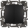 Переключатель ЭРА ELEGANCE 14-1106-05 10А IP20 250В 10AX антрацит B0034247