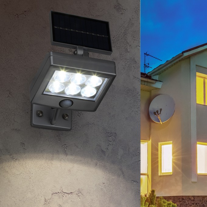 Прожектор ЭРА ERAFS048-08 с датчиком движения на солнечной батарее 6LED 150 LM B0044248 Прожектор ЭРА ERAFS048-08 с датчиком движения на солнечной батарее 6LED 150 LM B0044248