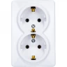 Розетка ЭРА 11-2205-01 2х2P+E SCHUKO 16A-250В IP20 ОУ ЭРА ЭКСПЕРТ белый B0020691