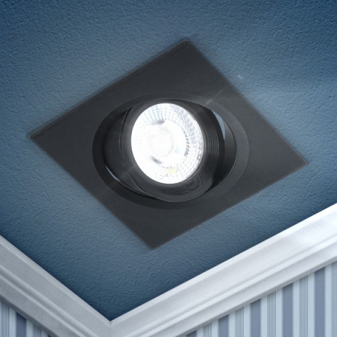 Светильник ЭРА KL LED 21A-5 4K BK светодиодный квадратный поворотн. LED SMD 5W 4000K черный B0039688 Светильник ЭРА KL LED 21A-5 4K BK светодиодный квадратный поворотн. LED SMD 5W 4000K черный B0039688