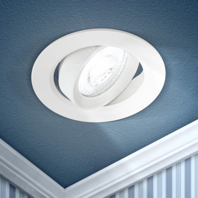 Светильник ЭРА KL LED 22A-5 4K WH светодиодный круглый поворотн. LED SMD 5W 4000K белый B0037037 Светильник ЭРА KL LED 22A-5 4K WH светодиодный круглый поворотн. LED SMD 5W 4000K белый B0037037