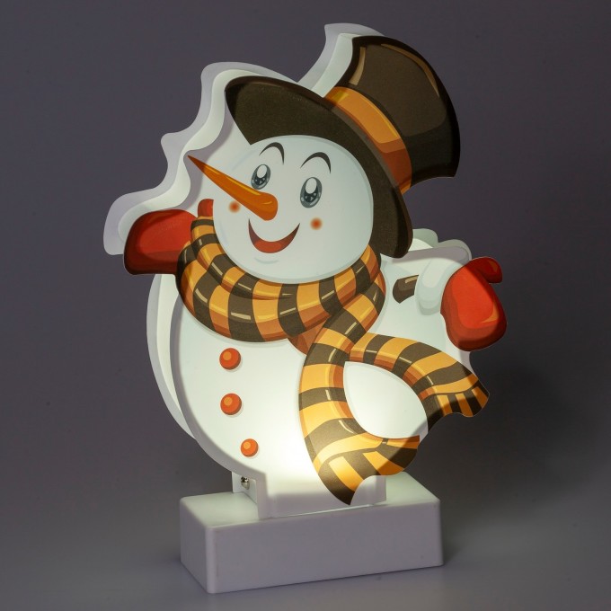 Светодиодная новогодняя фигура ЭРА EGNDS-08 СНЕГОВИЧОК 1 LED B0051932 Светодиодная новогодняя фигура ЭРА EGNDS-08 СНЕГОВИЧОК 1 LED B0051932