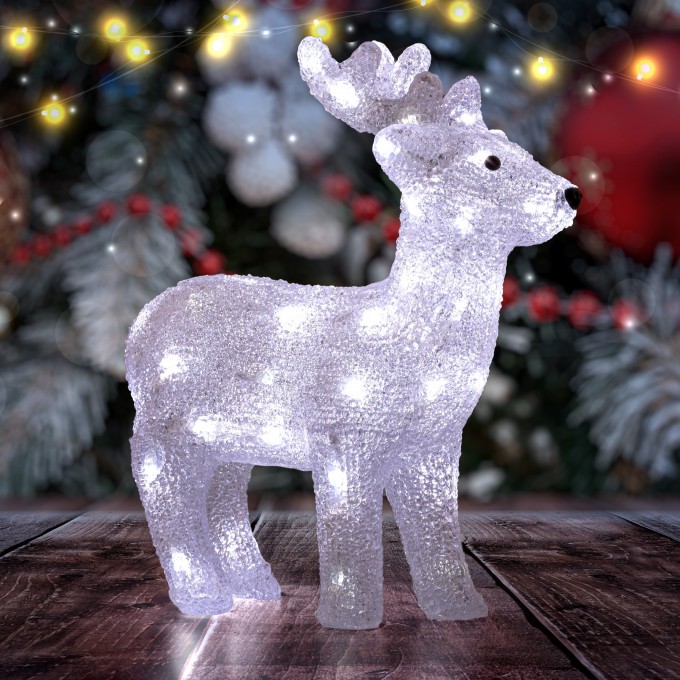 Светодиодная новогодняя фигура ЭРА ENIOF - 15 ОЛЕНЬ 50 LED B0051953 Светодиодная новогодняя фигура ЭРА ENIOF - 15 ОЛЕНЬ 50 LED B0051953