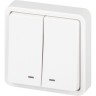 Выключатель ЭРА ЭКСПЕРТ 11-1525-01 с подсветкой IP55 10АХ-250В СУ белый B0063304